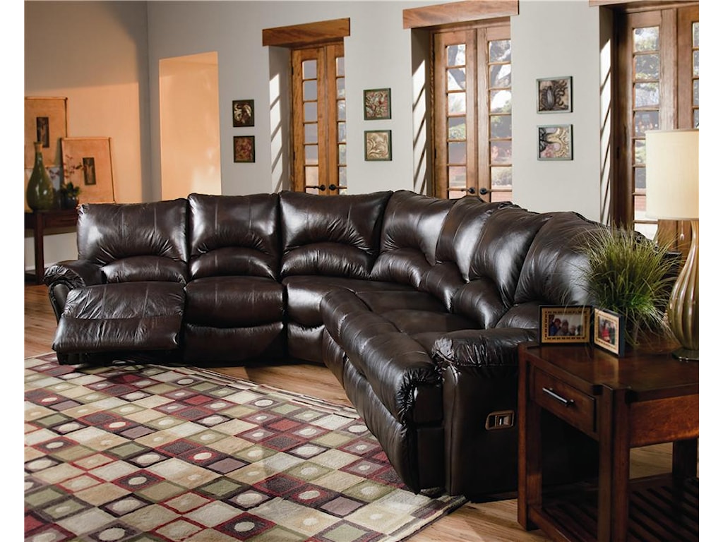 lane alpine leather reclining sofa
